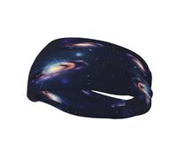 Galaxy in The Universe Running Headbands for Men Sweatbands Sports Sweat Bands Mens Workout Thin Fitness Gym Yoga