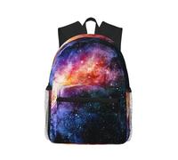 Galaxy In The Universe Stylish Travel Backpack Lightweight Water Protection Laptop Backpack For College Work Work Black, One Size, Black, Rozmiar uniwersalny