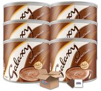 Galaxy Instant Hot Chocolate 6x1kg | Galaxy Smooth & Creamy Approximately 40 Servings Per Pack Boxed Treatz