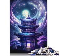 Galaxy Japan Temple 1000 Pieces Jigsaw Puzzle for Adults, Teens And Jigsaw Puzzles, 1000 Piece Family Games Jigsaw Challenge Toy 1000pcs (75x50cm)