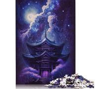 Galaxy Japan Temple Jigsaw Puzzle 1000 Piece Jigsaw Puzzles Game for Adults And Wooden Puzzles Educational Toys 1000pcs (75x50cm)