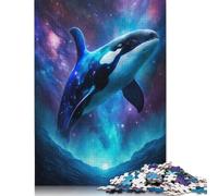 Galaxy Killer Whale 1000 Pieces Puzzles Paper Puzzle for Teenager Funny Jigsaw Puzzles 1000pcs (75x50cm)