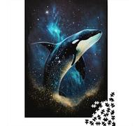 Galaxy Killer Whale Adult Jigsaws 1000 Piece Creative Games Puzzle for Men for Children 1000pcs (38x26cm)