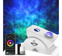 Galaxy Lamps Galaxy Star Projector with Nebula Cloud Effect, (Blue Stars) Blue Stars, 24H Timer, Rectangle