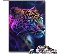 Galaxy Leopard 2000 Piece Jigsaw Puzzles for Adults & Teens, Challenging Game And Family Play with Matching Poster And Trivia Sheet (70x100cm)