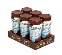 Galaxy Light Instant Hot Chocolate 210g (Pack of 6) 126 Servings - Instant Low Calorie Hot Chocolate Only 38 calories Per Serving