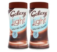 Galaxy Light Instant Hot Chocolate 210g x 2 - Low Calorie, No Added Sugar Vegetarian Drink - Suitable for Slimming Plans with Welari Thank You Card | (2 Pack)