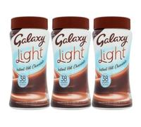 Galaxy Light Instant Hot Chocolate 210g x 3 - Low Calorie, No Added Sugar Vegetarian Drink - Suitable for Slimming Plans with Welari Thank You Card | (3 Pack)