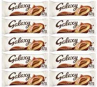Galaxy Milk Chocolate Bundle With Galaxy Smooth Milk Chocolate Bar 42g (10 Pack)