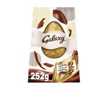 Galaxy Milk Chocolate Extra Large Easter Egg 252g- Chocolate Easter Egg Gift 2025- Chocolate Easter Eggs Gifts for Women,Men & Kids