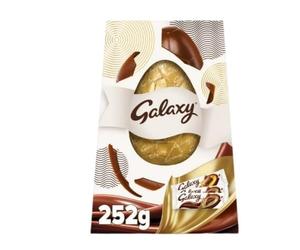 Galaxy Milk Chocolate Extra Large Easter Egg 252g- Chocolate Easter Egg Gift 2025- Chocolate Easter Eggs Gifts for Women,Men & Kids