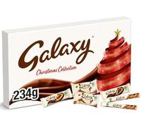 Galaxy Milk Chocolate Large Christmas Selection Box 234g | Assorted Milk Chocolate Gift Box | Smooth Milk, Caramel, Ripple & Minstrels | Premium Chocolate Gift Box for Family & Friends
