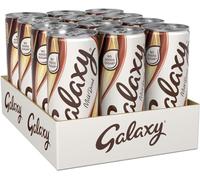 Galaxy Milk Chocolate Ready To Drink Can, 250ml No Added Sugar Delicious Tasty And Twisty Treat Gift Hamper, For Christmas,Birthday,Easter Gift (12)