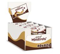 Galaxy Minstrels Chocolate Bag Bulk Box, Chocolate Gift, Milk Chocolate, Bulk Chocolate, Movie Night Snacks, 40 x 42g
