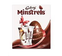 Galaxy Minstrels Milk Chocolate Large Easter Egg 234g - Perfect for Easter 2022