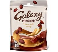 Galaxy Minstrels Milk Chocolate Pouch Bag 118g (Pack of 3)