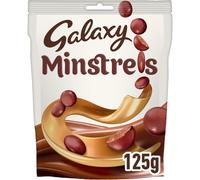 Galaxy Minstrels Sharing Milk Chocolate Bag, 118g - Smooth Chocolate Sweets & Crisp Candy Treats - Chocolate Snacks For Movie Nights