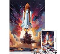 Galaxy Mission 1000 Piece Jigsaw Puzzle for Teenagers Support Memory Strength And Retention Gentle Calm Leisure Activity (50X75cm)