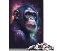 Galaxy Monkey 500 Piece Jigsaw Puzzle for Adults & Age 18 Years Up - Family Activity Jigsaw Puzzles Educational Games Difficult And Challenge 500pcs (52x38cm)