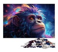 Galaxy Monkey Jigsaw Puzzles 1000 Pieces for Adults Jigsaw Puzzles Perfect for Family Gatherings, Birthdays, Holidays 50x75CM/19.68x29.52inch