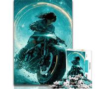 Galaxy Mountain Bike 1000 Pieces Jigsaw Puzzle For Adults Teens,Learning Educational Toy for Is Ideal As A Gift for The Whole Family (50x75cm)