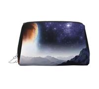 Galaxy Nature Milky Way Atmosphere Planet Printed Multifunctional Storage Bag, Protective Cosmetic Pouch for Weekend Travel and Gym