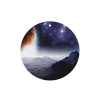 Galaxy Nature Milky Way Atmosphere Planet Printing Fashion Car Air Freshener Cards 10 Pcs Car Scented Hanging Sheets