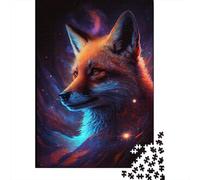 Galaxy Nebula Fox 1000 Pieces Puzzles for Adults & Teenager Teenager Man Woman Gift 1000pcs (38x26cm)