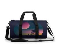 Galaxy Nebula Sport Duffel Bag Gym Bag Weekend Overnight Bag for Travel Camping Hiking Beach 45x23x23cm