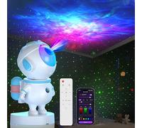 Galaxy Night Light - Astronaut Space Projector, Star Projector,Starry Nebula Ceiling LED Lamp with Timer and Remote, Kids Room Decor Aesthetic, for Birthdays,Christmas
