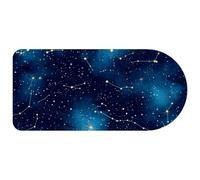 Galaxy Night Sky with Constellations Seamless Pattern Mouse Pad, Large Gaming Keyboard Mat with Non-Slip Rubber Base, Big Extended Desk Protector for Home Office, 29.1’’ x 13.8’’