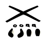 Galaxy Nose Pads & Earsocks Rubber Kits For Oakley Juliet Black