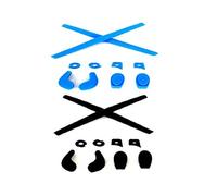 Galaxy Nose Pads & Earsocks Rubber Kits For Oakley Juliet,Penny,Mars Black/Blue Size: Regular
