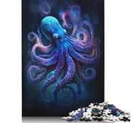 Galaxy Octopus 1000 Piece Jigsaw Puzzle for Adult Toy Intellectual Game Educational Game for Adult Stress Relief Home Decoration 1000pcs (75x50cm)