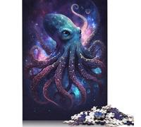 Galaxy Octopus 1000 Pieces Jigsaw Adult Jigsaw Puzzle,Difficult Puzzle for Adult Challenging Jigsaw Puzzle Gift for Friends Family 1000pcs (75x50cm)