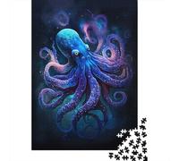 Galaxy Octopus Puzzle 100% Recycled Cardboard Premium Cardboard Jigsaw Puzzle for Adult Children 1000pcs (38x26cm)