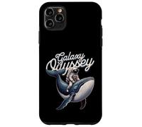 Galaxy Odyssey Astronaut Riding Cosmic Whale Art Case for iPhone 11 Pro Max