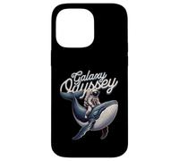 Galaxy Odyssey Astronaut Riding Cosmic Whale Art Case for iPhone 14 Pro Max