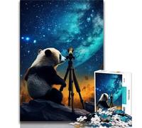 Galaxy Panda 1000 Piece Jigsaw Puzzle for Adults Teens,Stress Reliever Difficult Challenge Deal As Gifts for The Whole Family 38x26cm