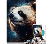 Galaxy Panda 1000 Piece Jigsaw Puzzles for Adults,Family Game Stress Reliever Difficult Challenge Artists Collection,Fine Art 50x75cm