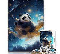 Galaxy Panda 1000 Piece Jigsaw Puzzles for Adults Gifts,for Educational Game Challenge Toy Unique Home Decor And Gifts 50x75cm