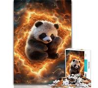 Galaxy Panda 1000 Pieces Jigsaw Puzzle For Adults Teens,Pattern Assembly Fun at Home Activities,Birthday Present,Travel Gifts 38x26cm