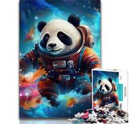 Galaxy Panda 1000 Pieces Jigsaw Puzzles for Adults And Teens,Staycation Kill Time Every Piece Is Unique - Challenging Family Fun Game 38x26cm