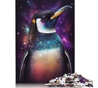 Galaxy Penguin Puzzle Creative Games 100 Percent Recycled Cardboard Jigsaw Puzzle for Adult 1000pcs (75x50cm)