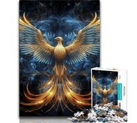 Galaxy Phoenix 1000 Piece Jigsaw Puzzles for Teenagers,Challenging Game Gifts for Is Ideal As A Gift for The Whole Family 38x26cm