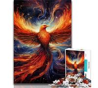Galaxy Phoenix Adult Jigsaw Puzzles 1000,Educational Game Challenge Toy Wall Decoration Unique Birthday And Xmas Gifts 38x26cm