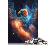 Galaxy Phoenix Bird 500 Piece Jigsaw Puzzle for Adults & Age 18 Years Up - Family Activity Jigsaw Puzzles Educational Games Difficult And Challenge 500pcs (52x38cm)