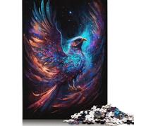 Galaxy Phoenix Bird Jigsaw 500 Pieces Of Jigsaw Puzzle For Adults Puzzle Puzzle Sets For Family Educational Game 500pcs (52x38cm)
