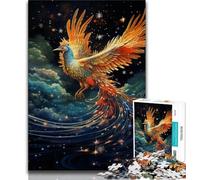 Galaxy Phoenix Jigsaw Puzzles for Adults 1000 Piece Puzzle,Learning Educational Toy for Is Ideal As A Gift for The Whole Family 50x75cm