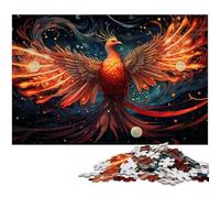 Galaxy Phoenix JigsawPuzzle 1000 Pieces for Adults Challenging Puzzles Brain Teaser, Adult Game, Family Interactive Activity 26X38CM/10.23x14.96inch